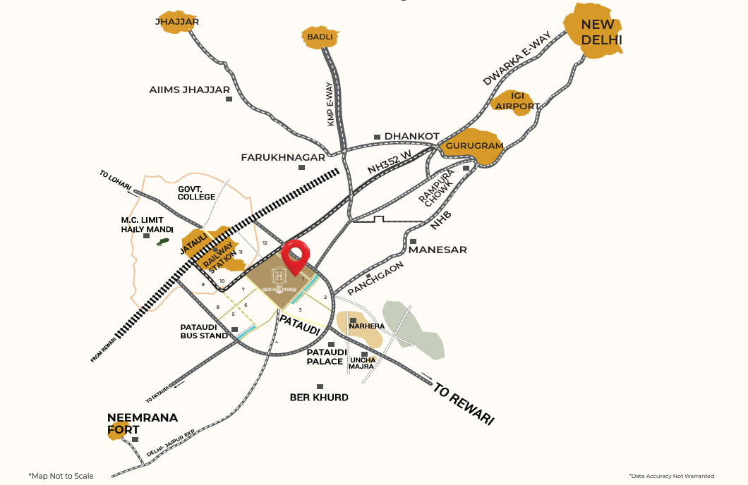 Society Location Map